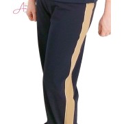 Lady Day Broek wijde pijp bies travel Marine Latte